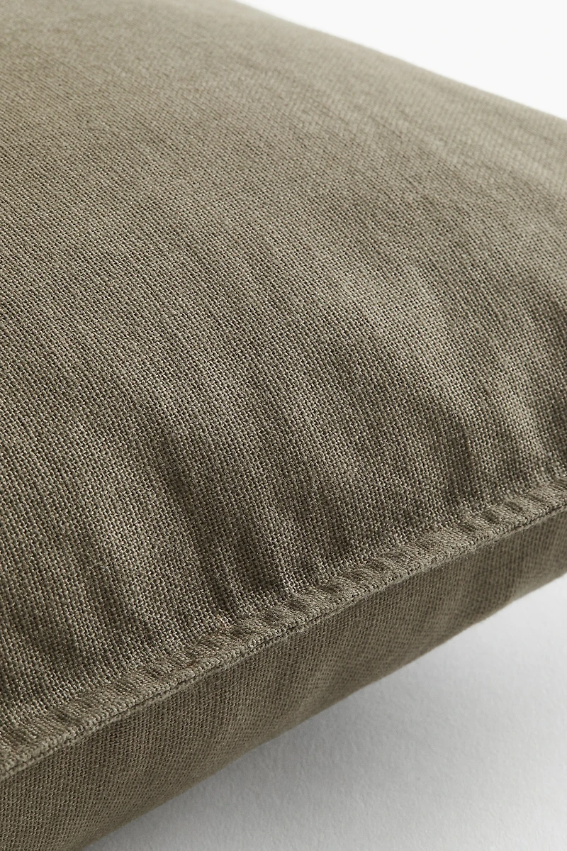 Linen-blend Cushion Cover
