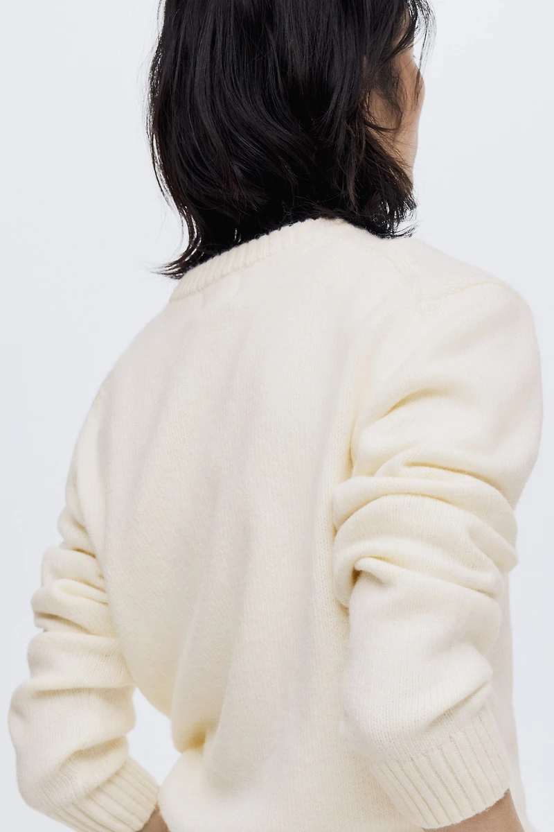 Chandail à motif jacquard