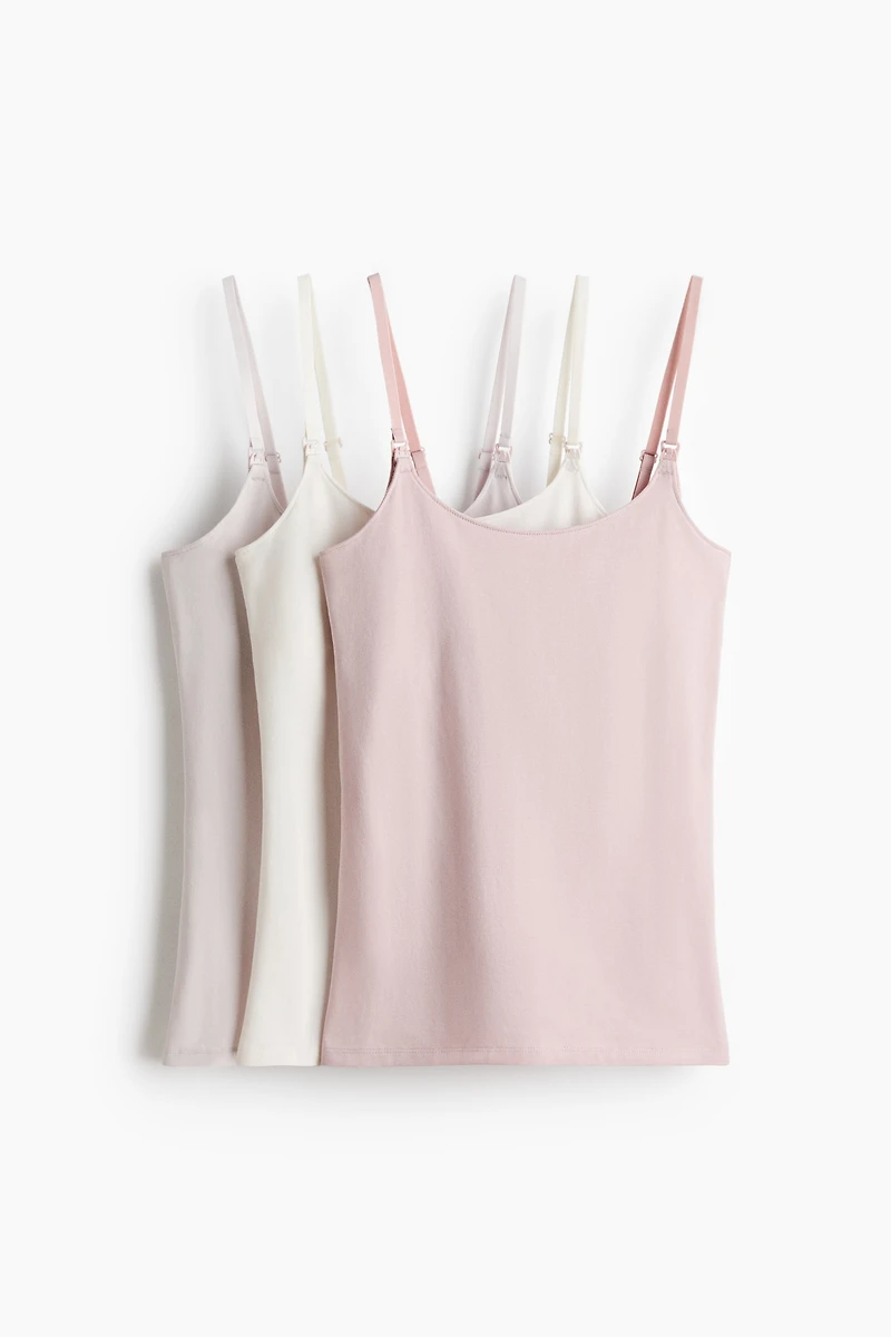 MAMA 3-Pack Nursing Camisole Tops