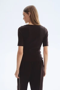 Ribbed Cotton Top