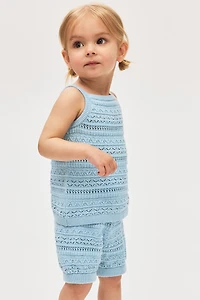 2-Piece Pattern-Knit Set