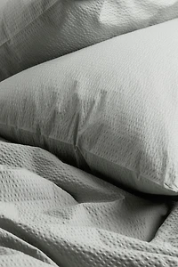 Seersucker King/Queen Duvet Cover Set