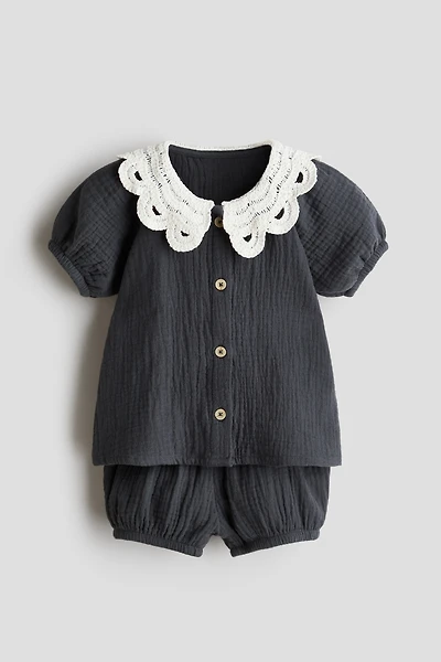 2-Piece Cotton Muslin Set