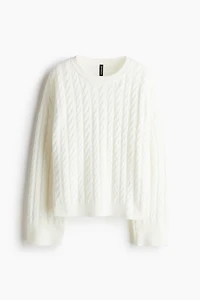 Cable-Knit Sweater