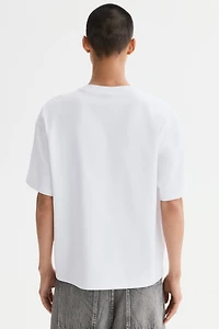 Oversized Heat Reactive Printed T-Shirt