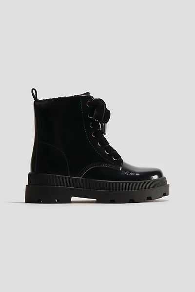 Chunky Lace-Up Boots