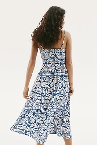Smocked Strappy Dress