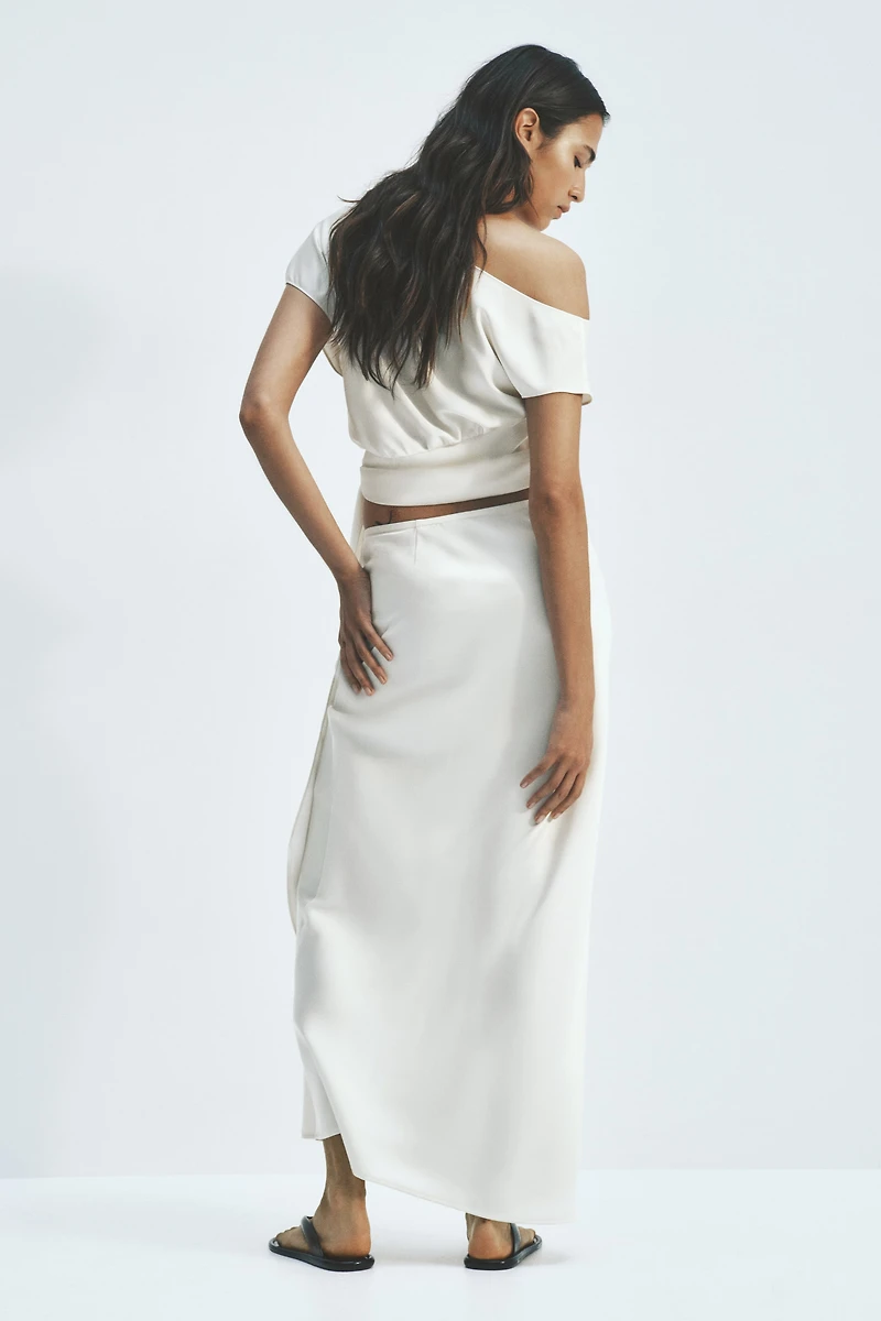 Satin Maxi Skirt