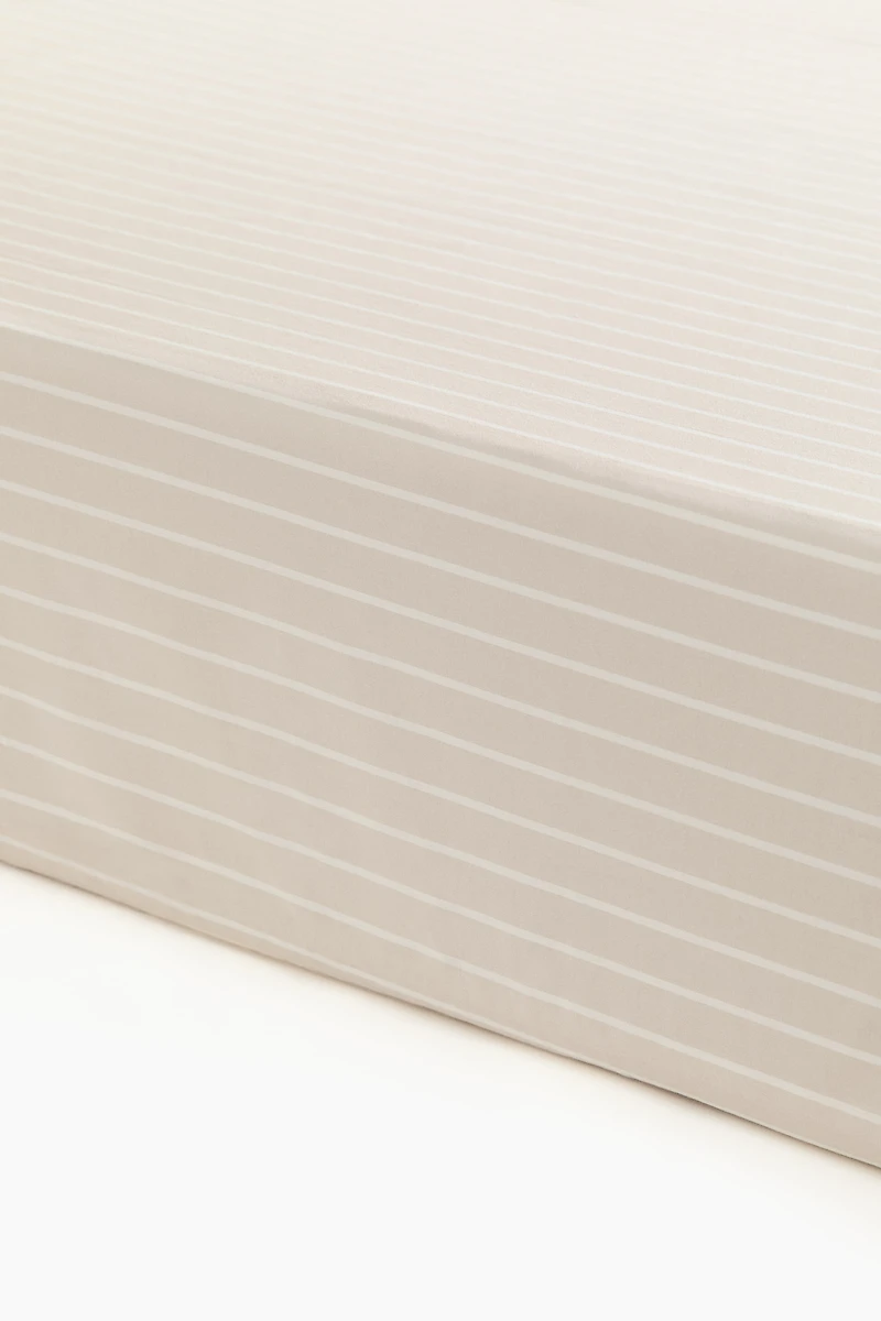 Cotton Percale Fitted Crib Sheet