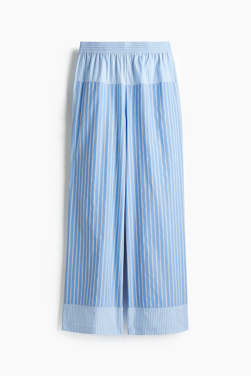 Loose-Fit Cotton Pants
