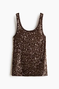 Robe de plage à sequins