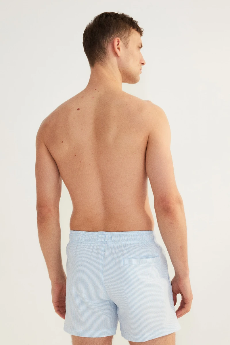 Seersucker Swim Shorts