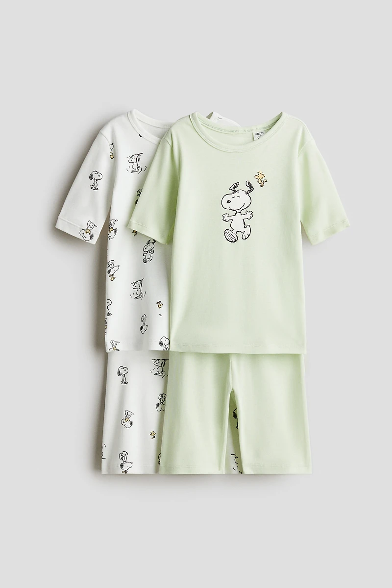 Lot de 2 pyjamas en coton
