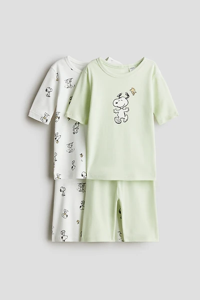 Lot de 2 pyjamas en coton