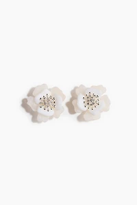 Flower-Shaped Earrings