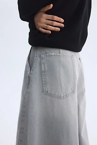 Barrel Leg Regular Waist Jeans
