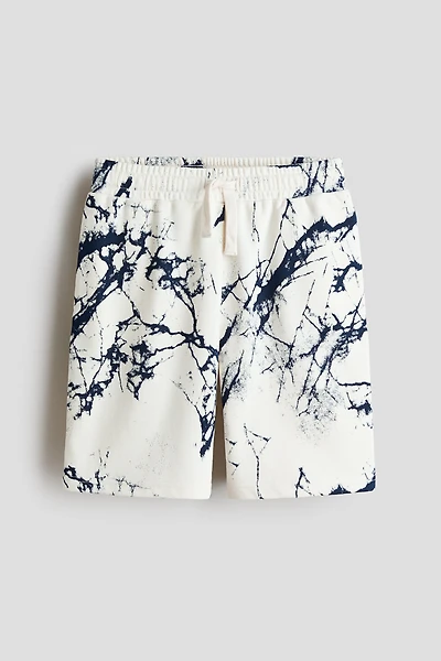 Short en molleton imprimé