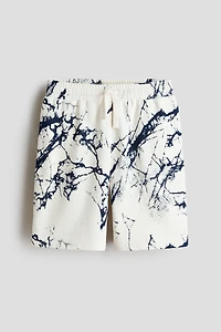 Short en molleton imprimé