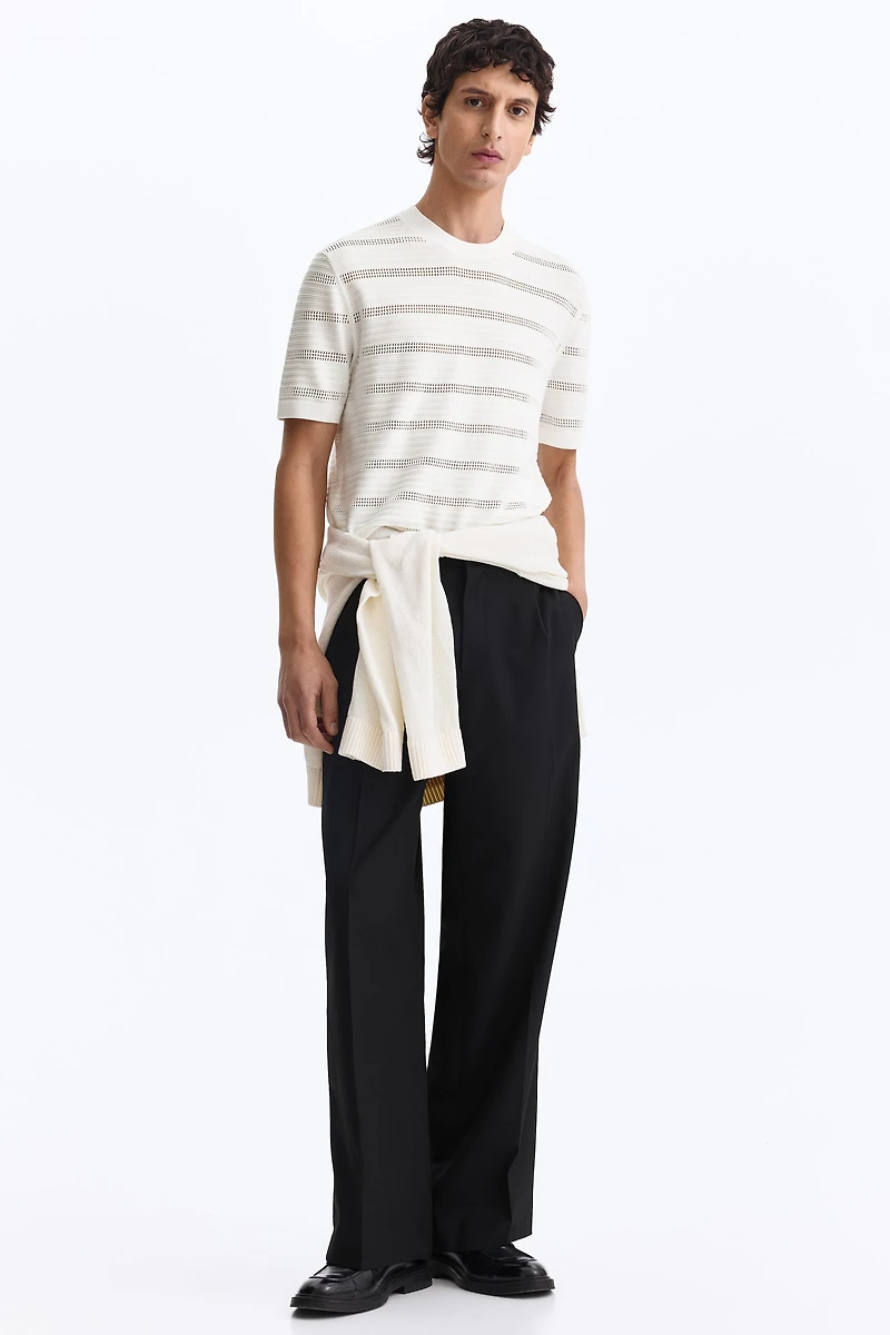 Slim-Fit Knit T-Shirt