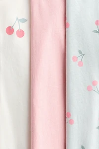 3-pack Pajama Jumpsuits with Zipper