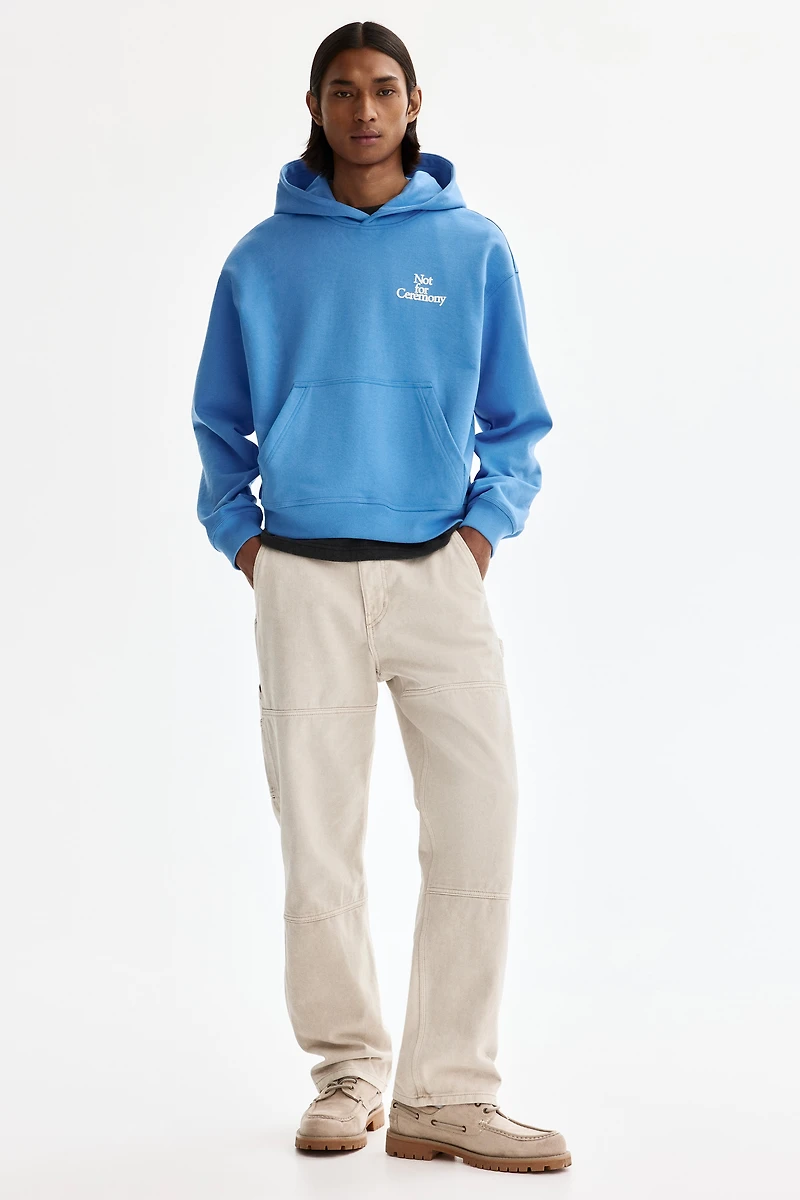 Loose-Fit Hoodie with Motif