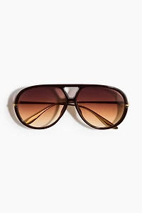 Lunettes de soleil style aviateur