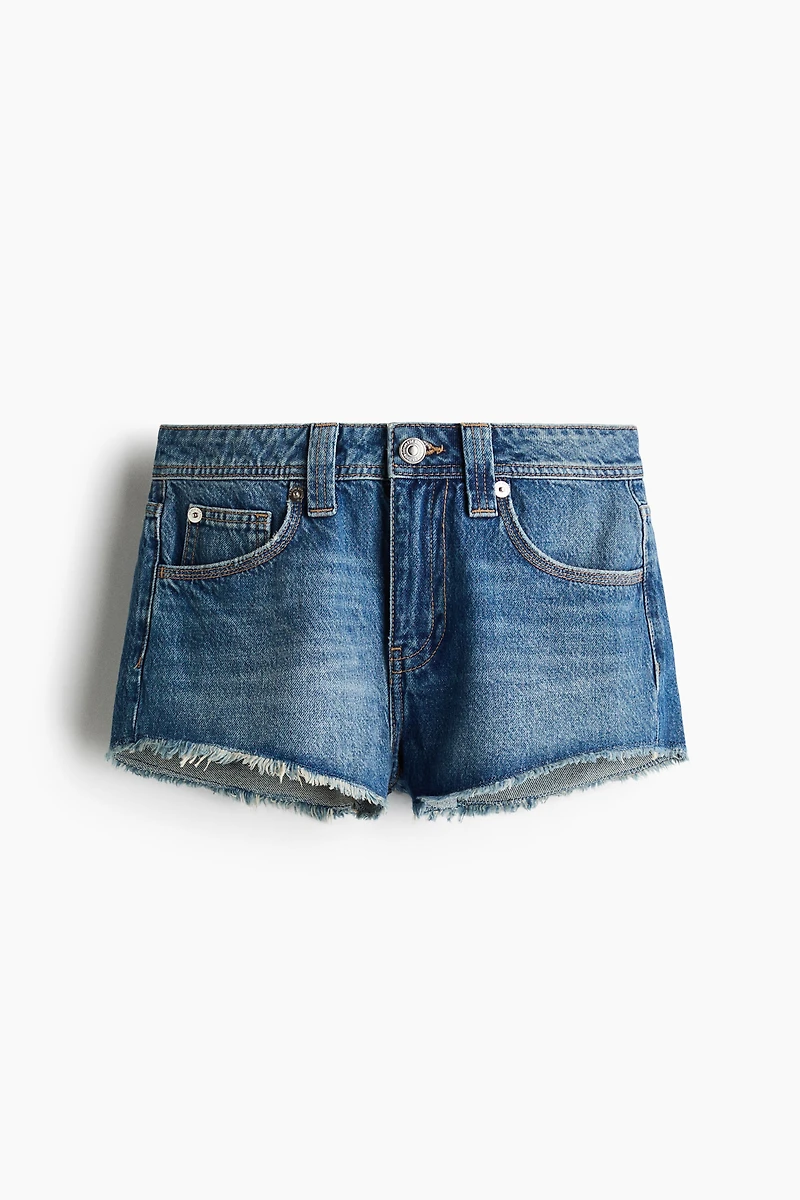 Frayed Denim Shorts