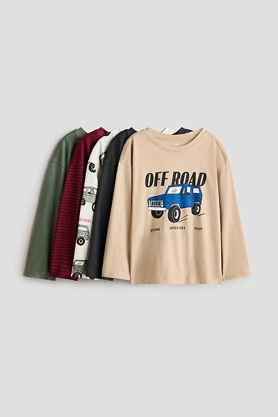 5-Pack Long-Sleeved T-Shirts