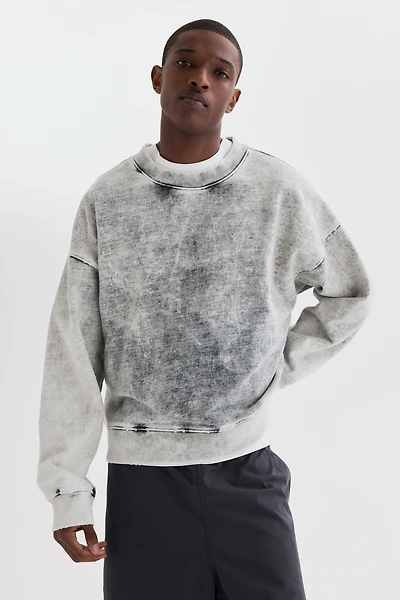 Oversized-Fit Washed Sweatshirt
