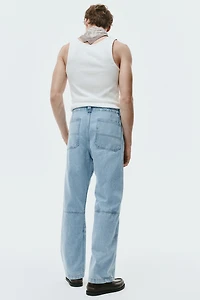Loose-Fit Worker Jeans