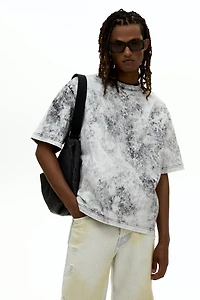 T-shirt court coupe très grande