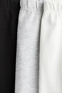 Lot de 3 leggings en coton