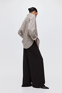 Wide-Leg Jersey Pants