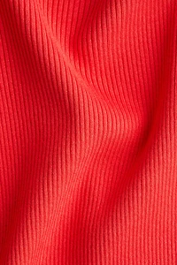 Haut en tricot côtelé à épaules dénudées