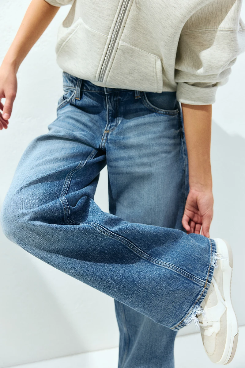 Wide Leg Low Jeans