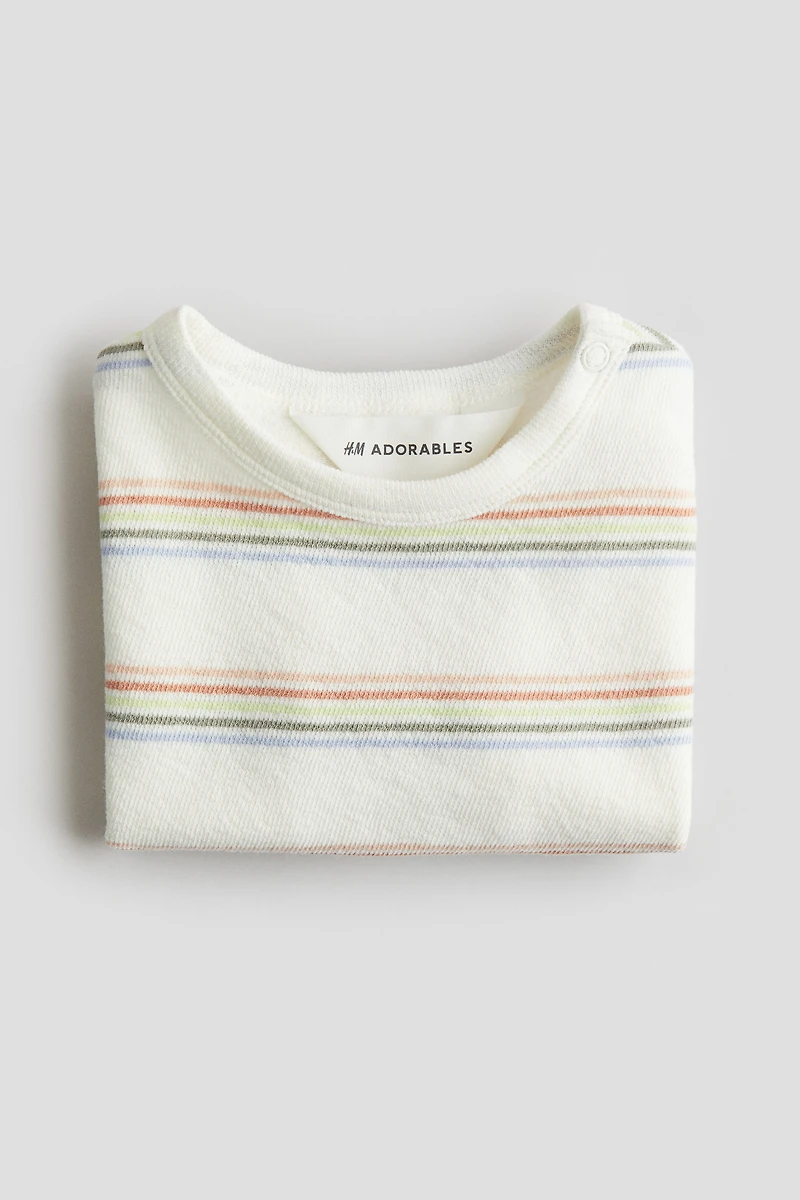 T-shirt en coton éponge
