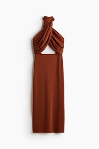 Robe découpée avec détail torsadé