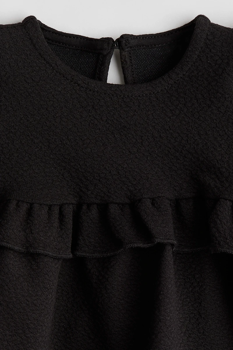 Ruffle-Trimmed Dress