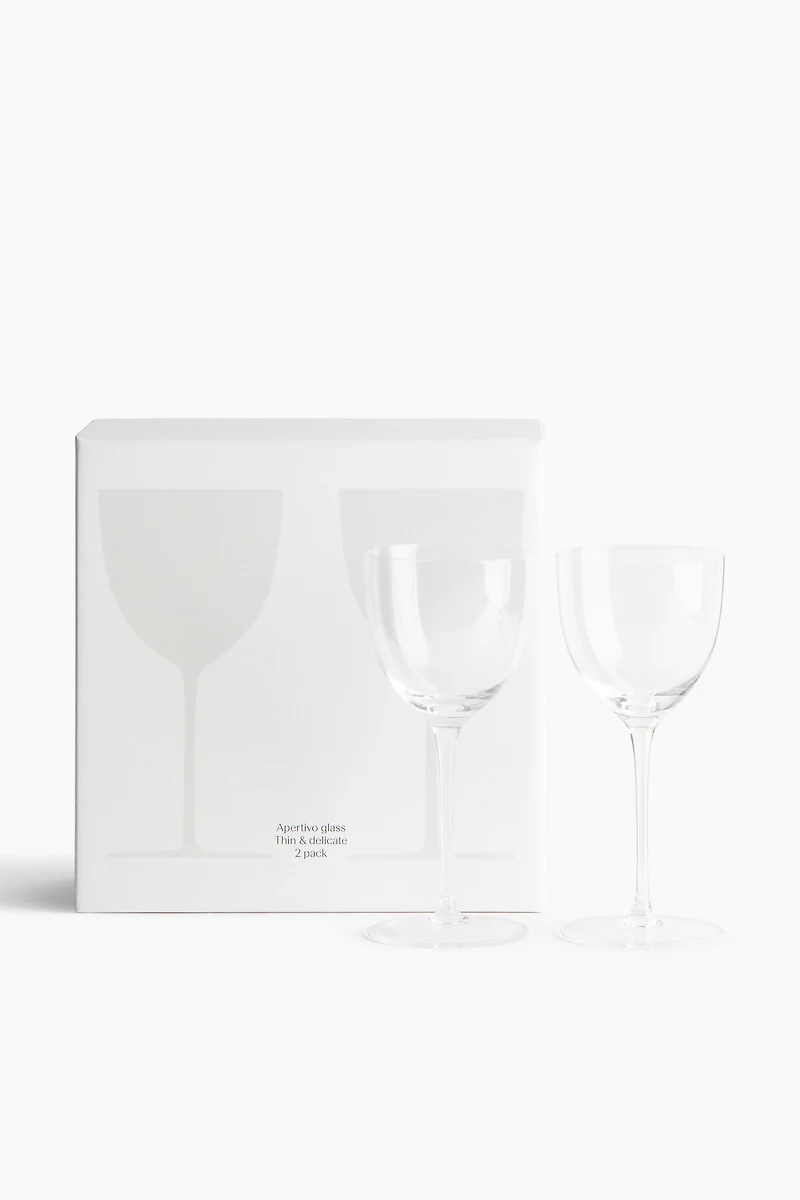 Lot de 2 verres à apéritif