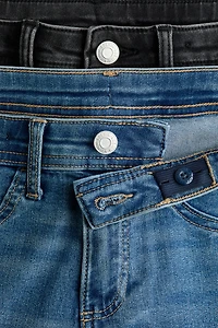 2-pack Flared Leg Low Jeans