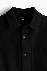 Regular-Fit Cotton Twill Overshirt