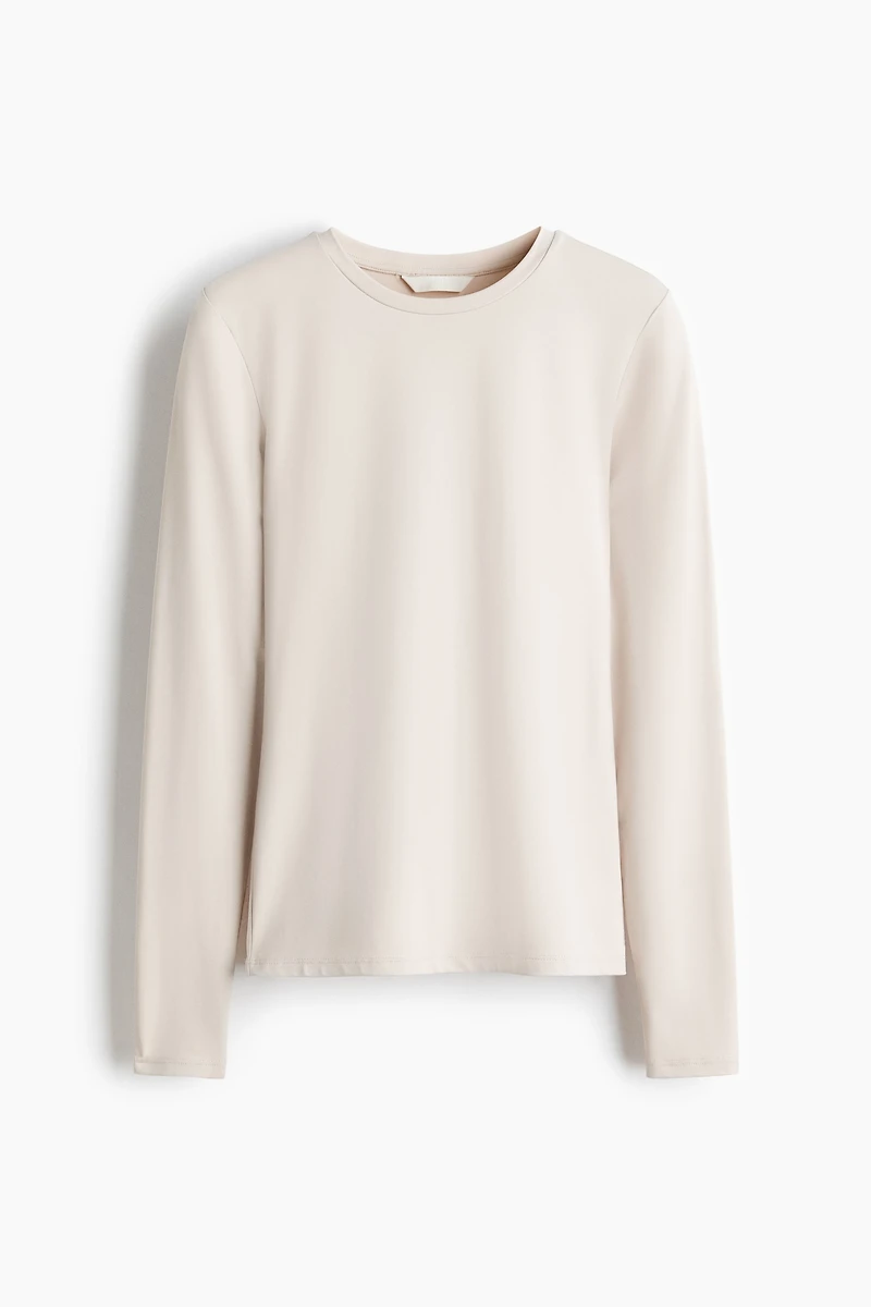 Long-sleeved Microfiber Top