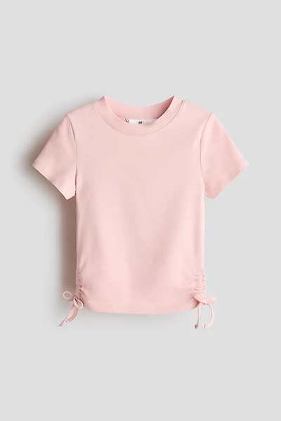 Drawstring-Detail Cotton Top