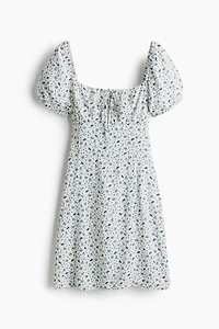 Puff-Sleeved Dress
