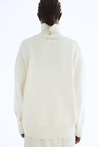 Oversized Mock-Turtleneck Sweater
