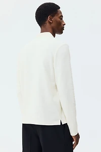 Slim-Fit Long-Sleeved Polo Shirt