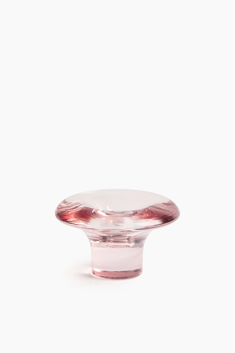 Glass Candleholder