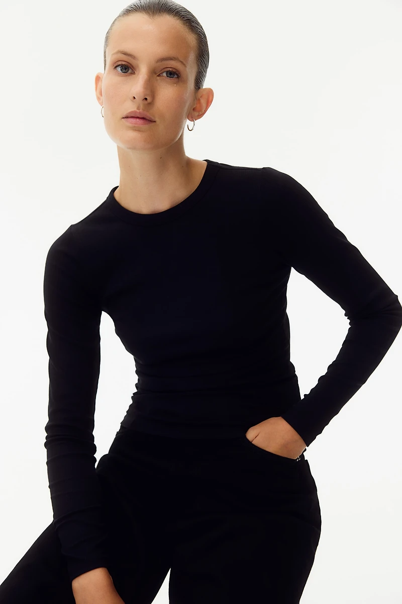 MAMA Long-Sleeved Nursing Top