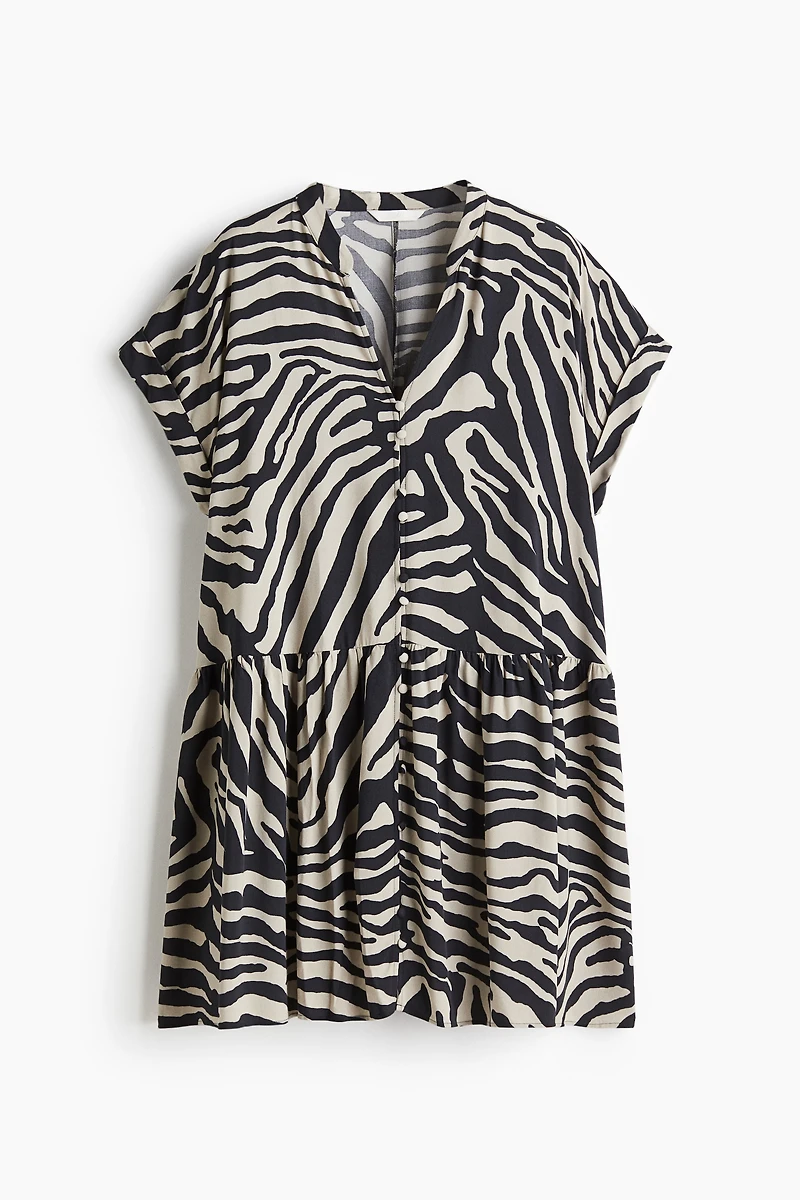 Crinkled Tunic Dress