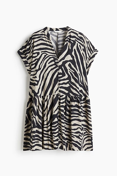 Crinkled Tunic Dress